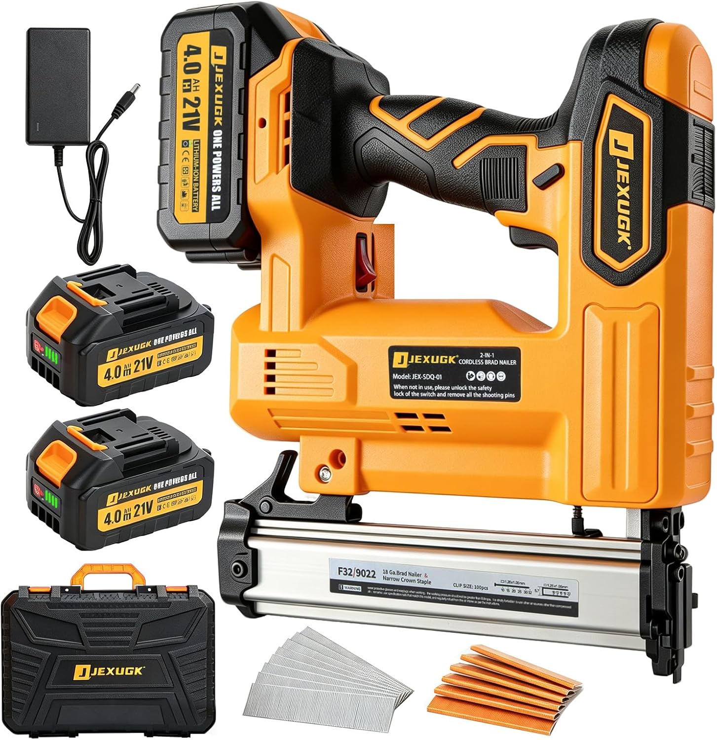 Home Improvement Brad - 배터리 구동식 18GA 2-in-1 브래드 네일러