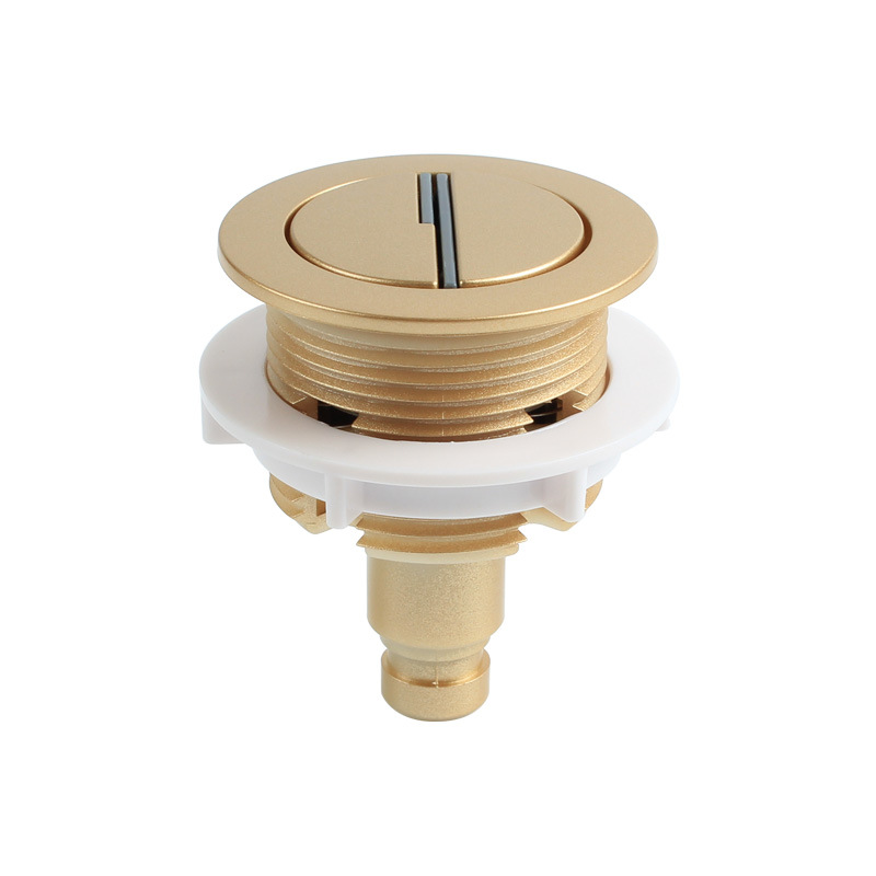 Toilet Flush Valve - 크롬 38mm ABS 도금 이중 푸시