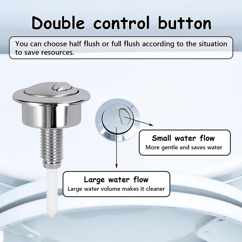 듀얼 플러시 변기 버튼 플러시와이즈 교체용 변기 물탱크 - Toilet Flush Valve 리뷰 및 가격