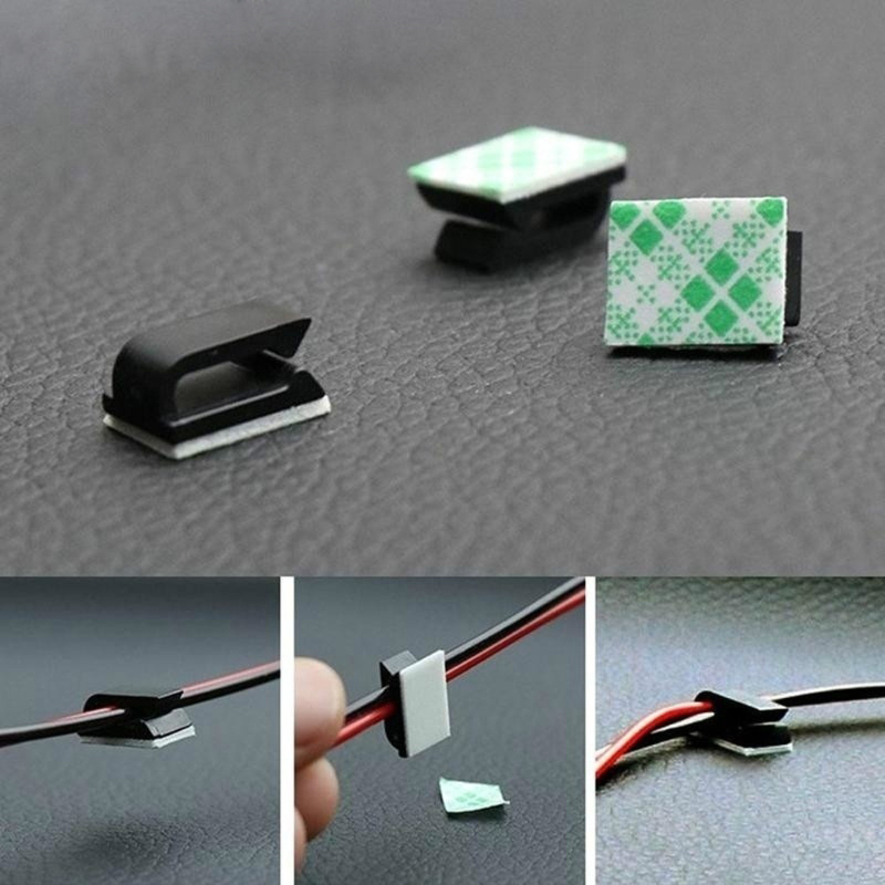 20pcs 자기 접착 자동차 고정 클립 자동차 GPS  - Cable Staple Clip 리뷰 및 가격