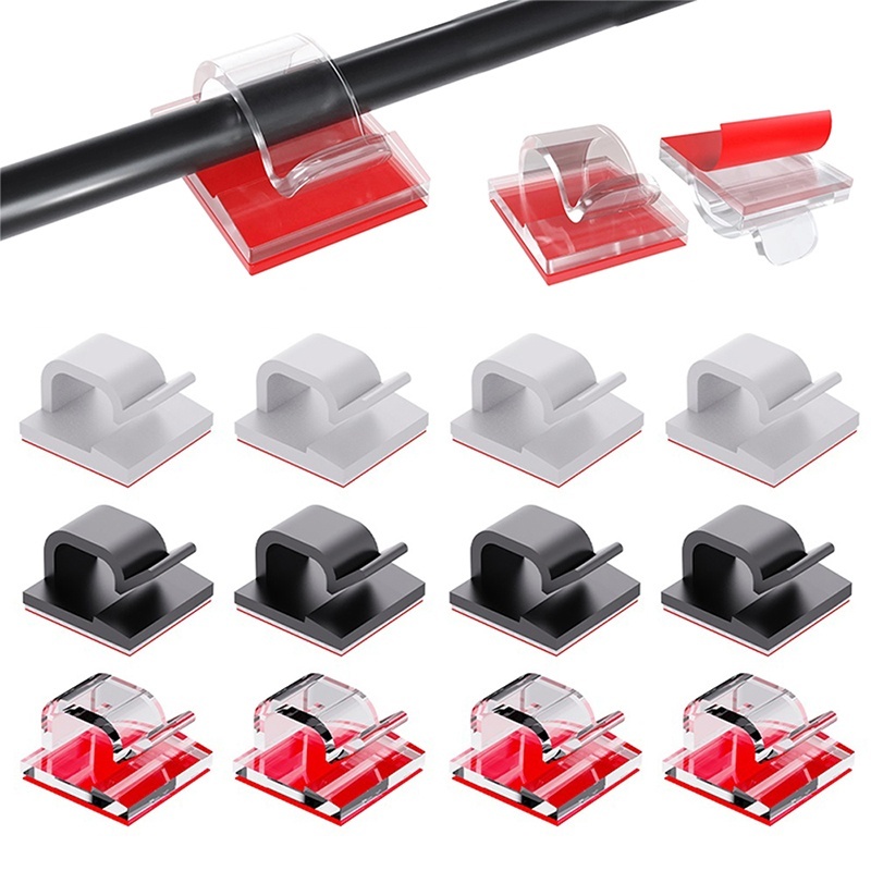 50pcs 케이블 정리 클립 케이블 와인더 홀더 코드  - Cable Staple Clip 리뷰 및 가격