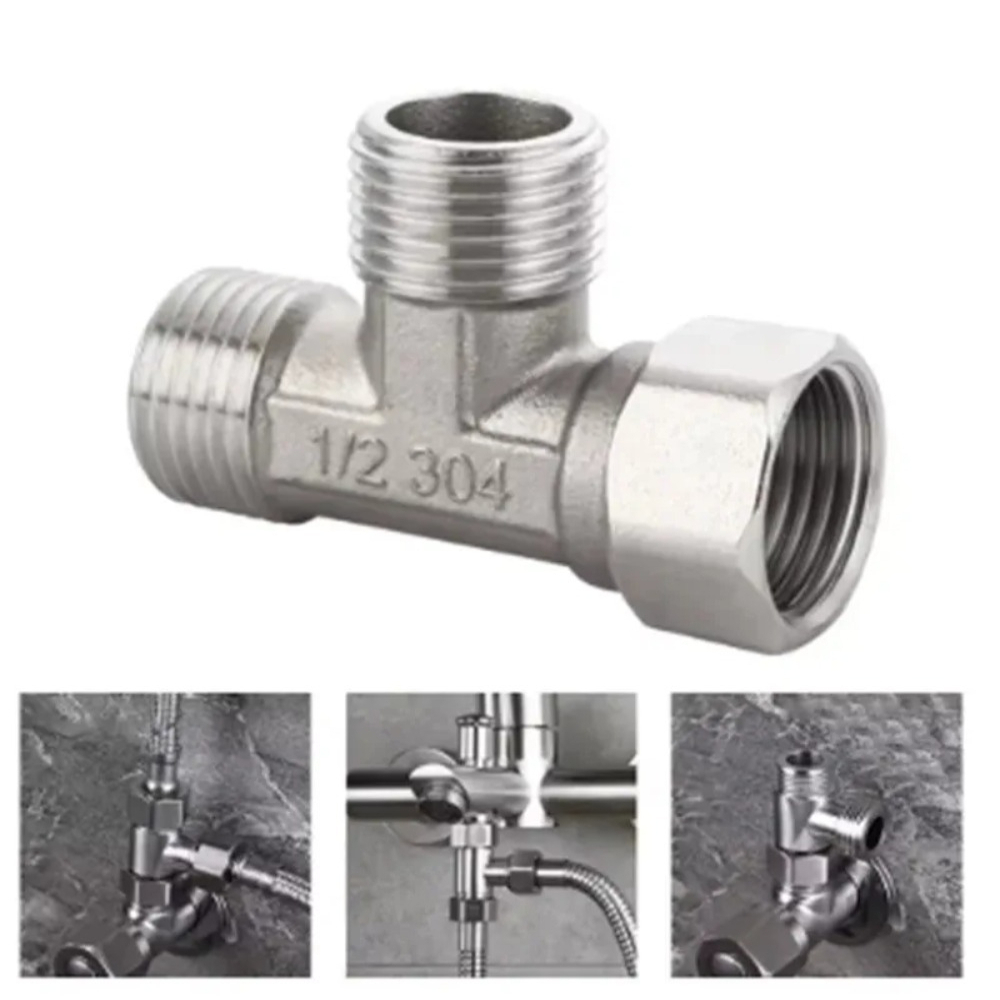 G1/2 스테인레스 스틸 T 어댑터 다이버터 밸브 비데 - Toilet Flush Valve 리뷰 및 가격