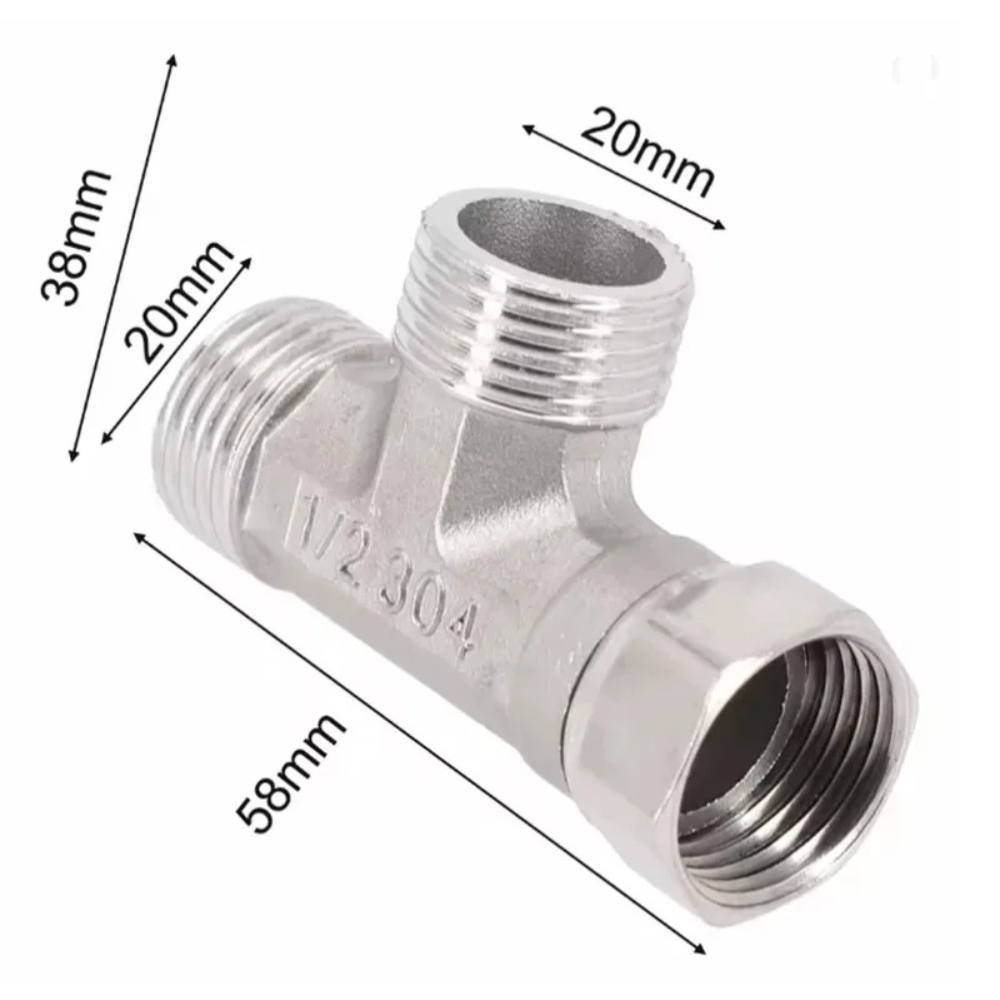 G1/2 스테인레스 스틸 T 어댑터 다이버터 밸브 비데 - Toilet Flush Valve 리뷰 및 가격