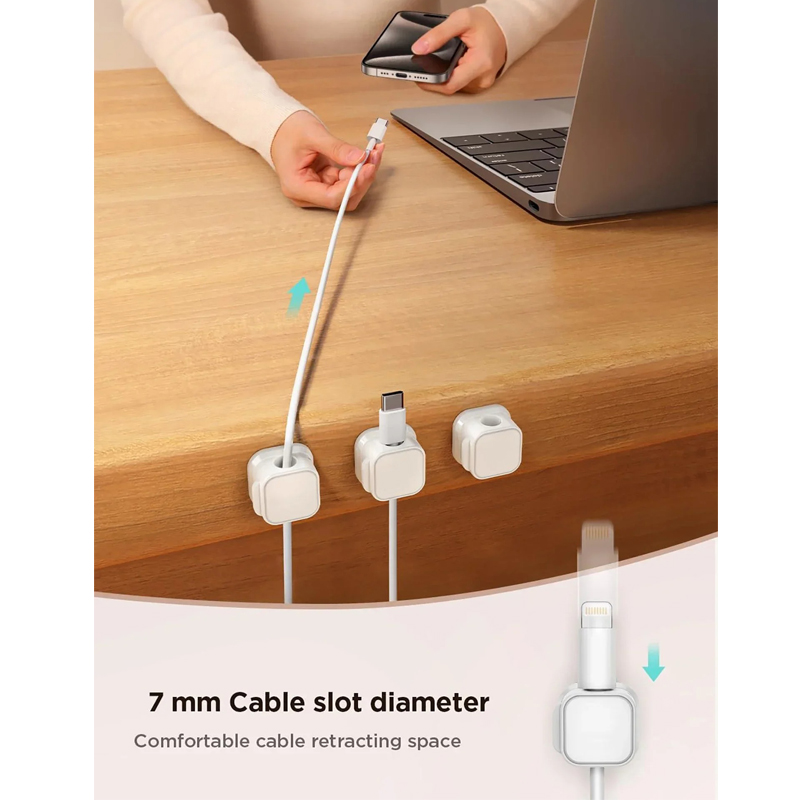 ​ 자석 케이블 클립 조절 가능한 코드 홀더 접착식 책 - Cable Staple Clip 리뷰 및 가격