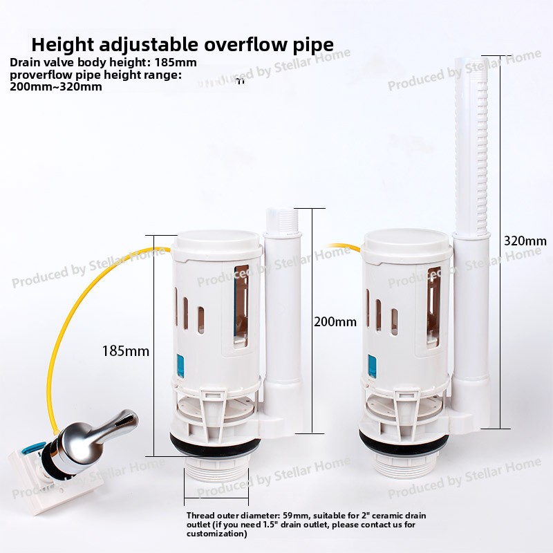 프론트 렌치 타입 와이어 컨트롤 사이드 프레스 싱글 드 - Toilet Flush Valve 리뷰 및 가격