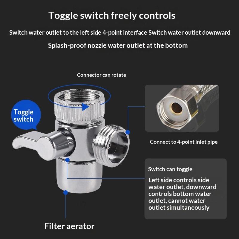 1PC 수도꼭지 어댑터 주방 싱크대 분배기 전환 밸브  - Toilet Flush Valve 리뷰 및 가격