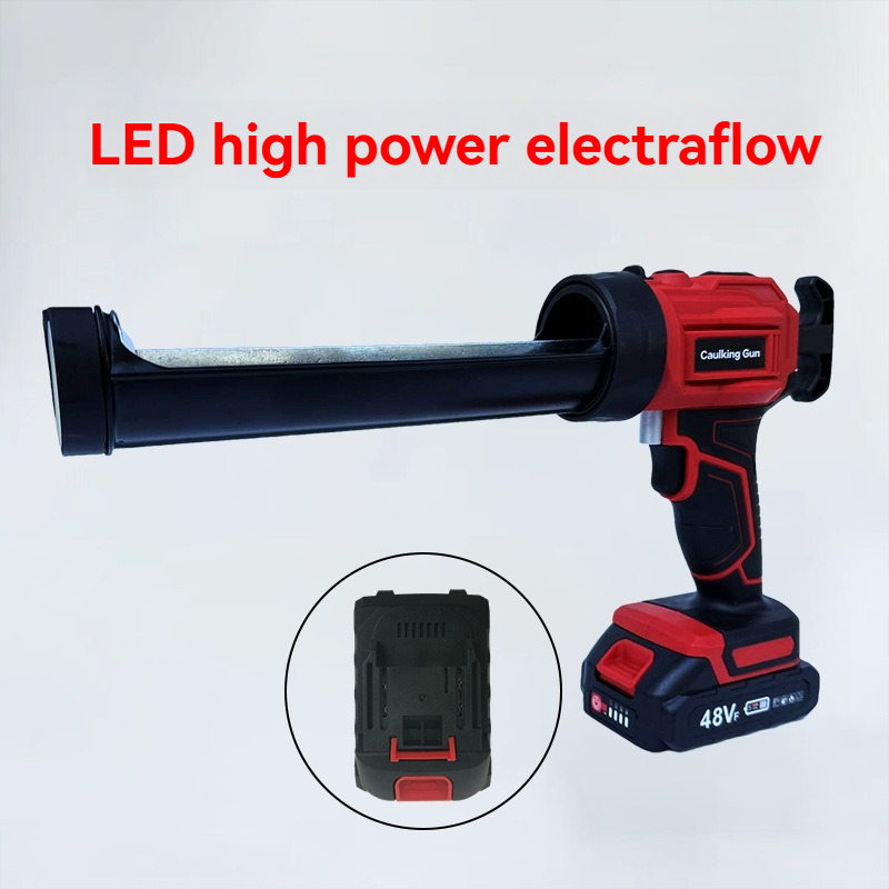 LED 조명이 있는 무선 전기 코킹건, 21V 리튬이온 - Caulking Gun Dispensing 리뷰 및 가격